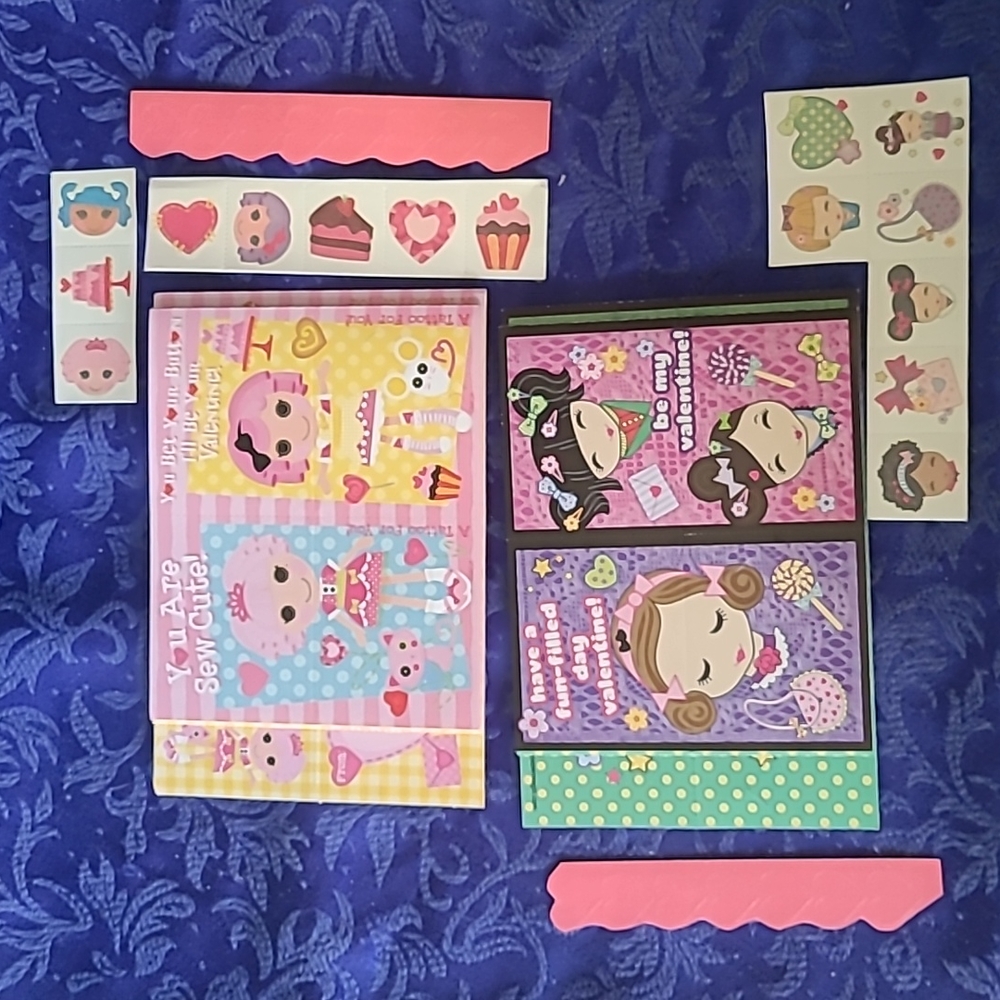 Lalaloopsy + Little Cuties (like Harajuku Lovers) Valentine's Cards!